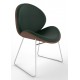 Revive Upholstered Retro Lounge Chair With Cantilever Frame